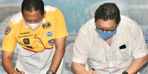 Bamsoet: IMI Bersama Gallant Venture Pte LTD Singapura Tandatangani MOU Pembangunan Bintan International Circuit