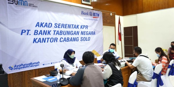 Akat Kredit KPR Serentak BTN Jateng dan DIY