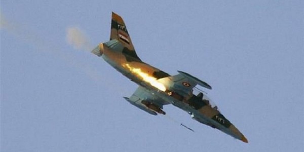 Jet-jet Tempur Suriah Bombardir Markas Teroris Ansharut Tauhid di Idlib