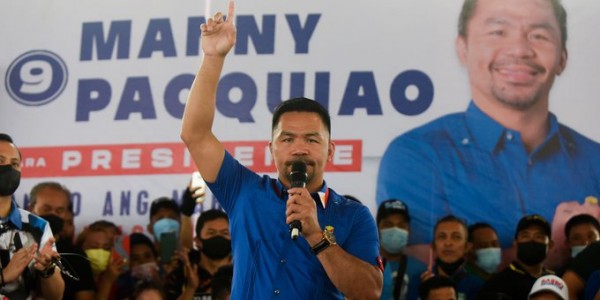 Manny Pacquiao Ingatkan Rakyat Filipina Tak Pilih Capres Koruptor