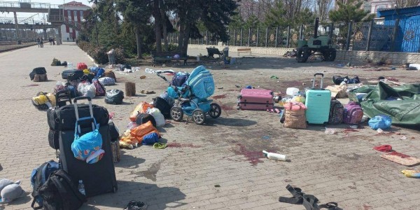 Rusia Klaim Yang Nyerang Stasiun Kereta Api di Kramatorsk Adalah Ukraina, Ini Buktinya