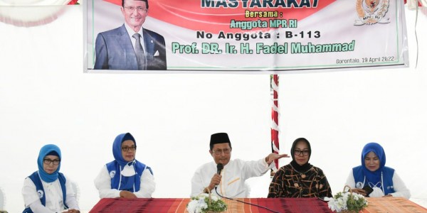 Wakil Ketua MPR RI Fadel Muhammad Gelar Dengar Pendapat Masyarakat