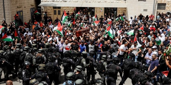 Polisi Israel Serang Prosesi Pemakaman Jurnalis Al Jazeera Shireen Abu Akleh