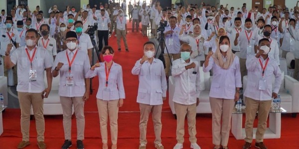 Temu Kader Gerindra se-Tangerang Raya, Dasco Pimpin Deklarasi Prabowo Presiden 2024