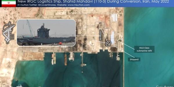 Terpantau Satelit Asing, Iran Dilaporkan Membangun Kapal Raksasa Baru