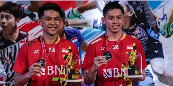 Fajar/Rian Sabet Juara Indonesia Masters 2022