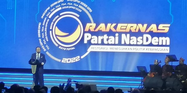 Buka Rakernas NasDem,  Surya Paloh Tegaskan Kekuasaan Bukan Monopoli
