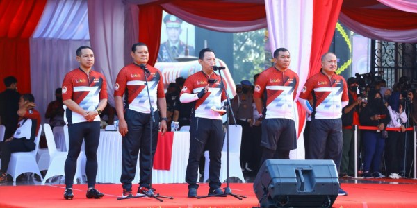 Di Acara Fun Bike, Kapolri Sebut Sinergitas Adalah Kunci