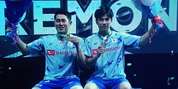 Jatuh Bangun Lawan Fajar/Rian, Hoki/Kobay Juara Malaysia Open 2022