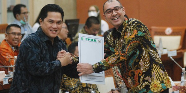Meneg BUMN Raker Dengan Komisi VI DPR