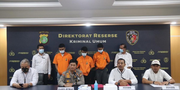 Beraksi di Depok, Empat Pelaku Begal Ditangkap Polisi