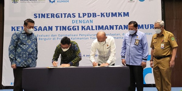 Upaya Pemulihan Ekonomi Masyarakat, LPDB-KUMKM Teken MoU dengan Kejati Kaltim
