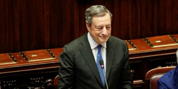 Perdana Menteri Italia Mario Draghi Mengundurkan Diri
