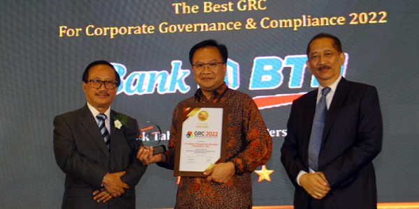 BTN Raih The Best GRC For Corporate Governance Award 2022