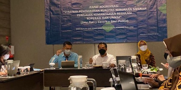 Susun Pedoman Penilaian Kemanfaatan Regulasi KUKM, Kemenkop Kobalorasi dengan 22 Kementerian/Lembaga