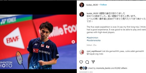 Tunggal Putra Jepang ini Diprediksi Bakal Gantikan Kento Momota Dimasa Depan 