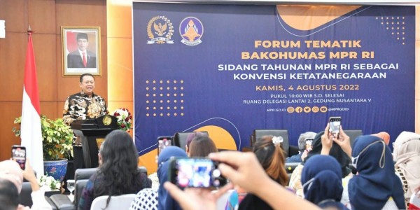 Ketua MPR RI: Langkah Tepat PPHN Dihadirkan Melalui Konvensi Ketatanegaraan Tanpa Amandemen Konstitusi
