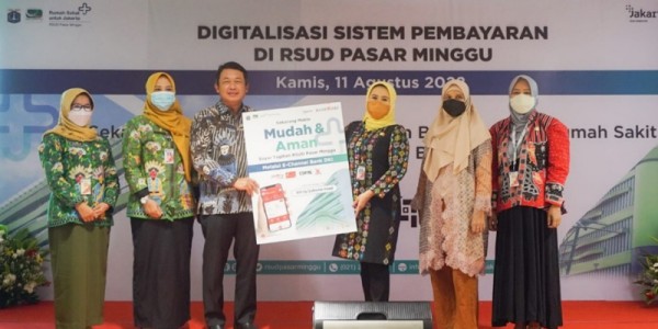 Bank DKI Launching Digitalisasi Sistem Pembayaran Di RSUD Pasar Minggu
