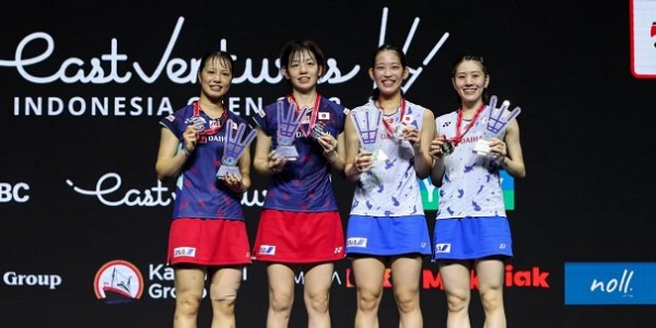 Hasil Drawing, Empat Ganda Putri Jepang Langsung Lolos ke Round 2 Kejuaraan Dunia BWF 2022