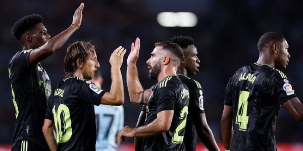 Real Madrid Menang telak 4-1 atas Celta Vigo 