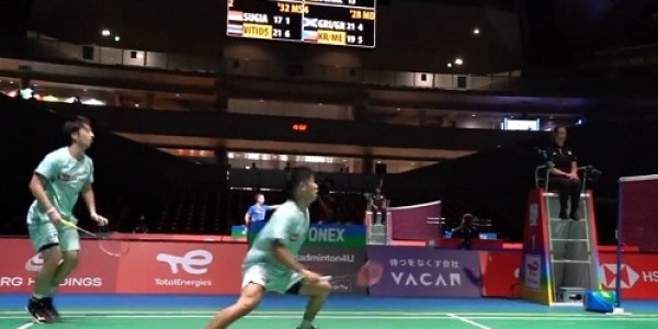 Okamura/Onodera Tumbangkan Wakil India di partai Perdana Kejuaraan Dunia BWF 2022 