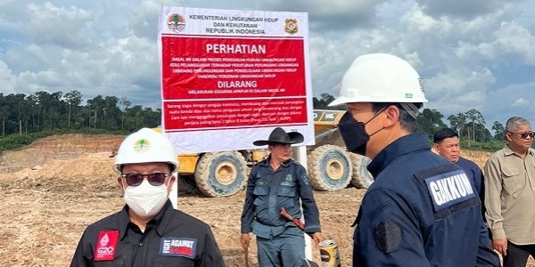 Lokasi Tambang PT Kedap Sayaaq Disegel, MPKALH Apresiasi KLHK