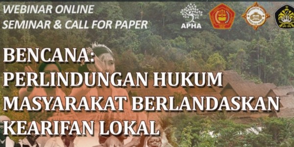 APHA Indonesia,  Akan Gelar Webinar Perlindungan Hukum Masyarakat Berlandaskan Kearifan Lokal