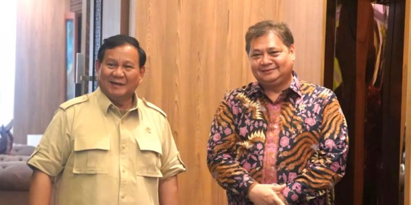 Pertemuan Airlangga dan Prabowo Cerminan Peta Koalisi Pilpres Masih Cair