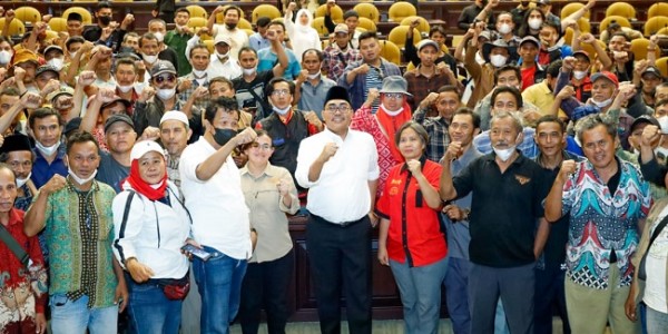 Bertemu Massa Aksi KNPA, Jazilul Fawaid: Sikap MPR Tegas Dalam Mendukung Reforma Agraria