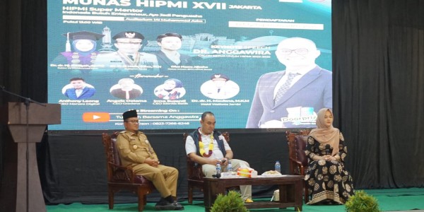 Di Jambi, Caketum HIPMI Anggawira Ajak Mahasiswa Dongkrak Pertumbuhan Ekonomi