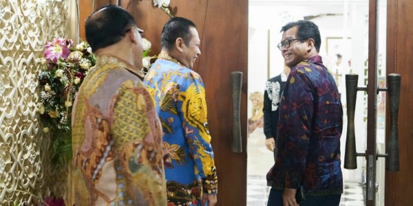 Terima Gubernur Lemhannas, Pimpinan MPR RI Bahas Antisipasi Ancaman Krisis Global