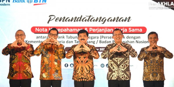BPN - BTN Siapkan Solusi Sertifikat Rumah Rakyat