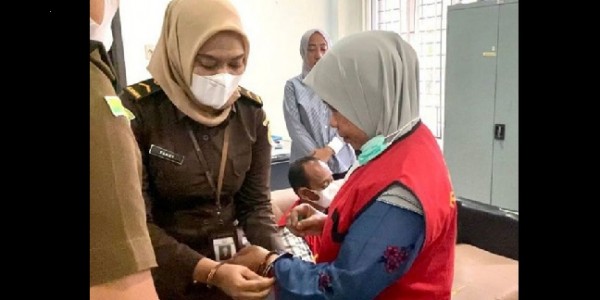 Kejari Aceh Utara Tahan Lima Tersangka Korupsi Pembangunan Monumen Islam Samudera Pasai 