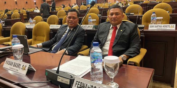 Di Sidang Paripurna, Senator Fernando Sinaga Sampaikan Masalah Tata Ruang di Tarakan dan Malinau