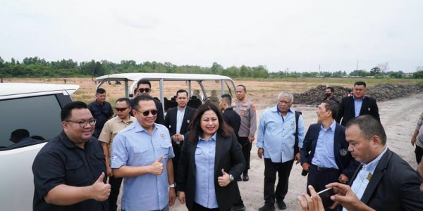 Bamsoet Tinjau Lahan Pembangunan Sirkuit Internasional di Jakabaring Sport City