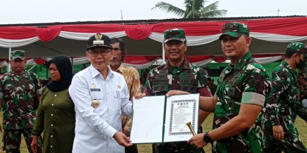 Penutupan TMMD Ke -115, Pj Bupati Bekasi Apresiasi Program TMMD, Bangun Infrastrukur untuk Masyarakat