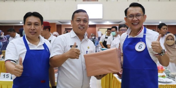 Meriahkan HUT Ke-23, DWP Kabupaten Bekasi Gelar Lomba Masak Nasi Goreng