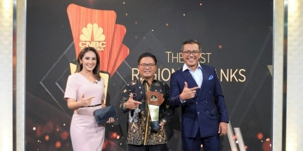 Bank DKI Raih Gelar The Strongest Big Regional Bank by Capital CNBC Indonesia Awards 2022