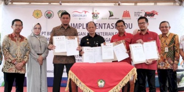 Kementan dan PT Berdikari Kembangkan Sapi Wagyu di Gowa