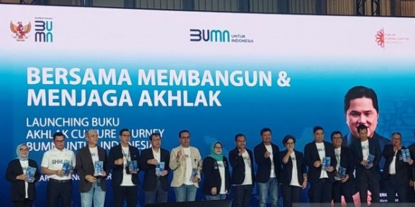 Buku Panduan AKHLAK Culture Journey Diluncurkan Kementerian BUMN