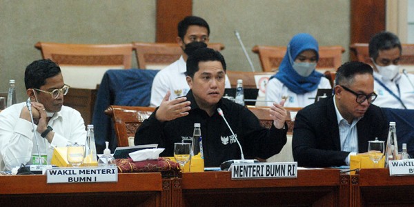 Menteri BUMN Raker Dengan Komisi VI DPR