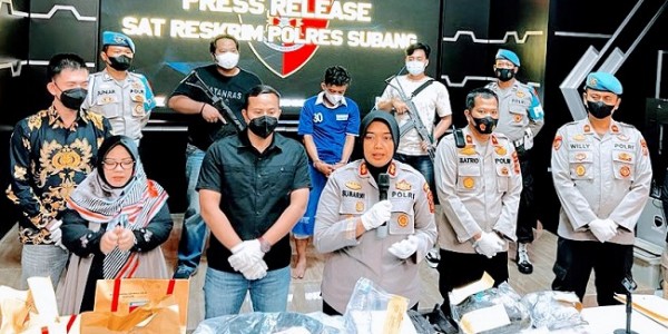 Kurang dari 24 Jam, Satrekrim Polres Subang Berhasil Ungkap Kasus Mayat Perempuan Misterius 