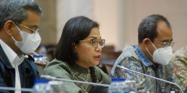 Menkeu Sri Mulyani Raker Dengan Komisi XI DPR