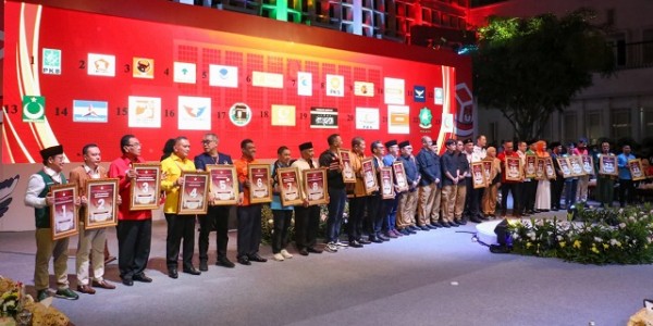 KPU Tetapkan Nomor Urut Parpol Peserta Pemilu 2024, Ini Daftarnya