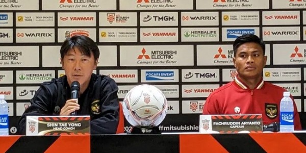 Shin tae-yong Pastikan Skuad Indonesia Bekerja Keras Tundukkan Kamboja