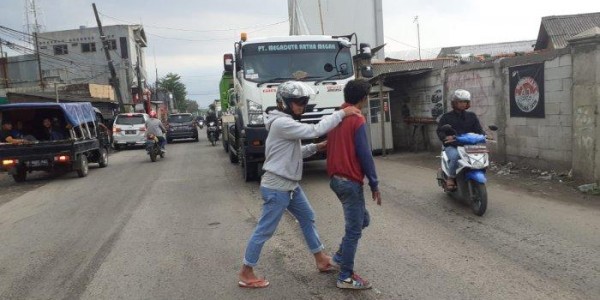 Marak Pungli, Polsek Tarumajaya Sisir Jalanan