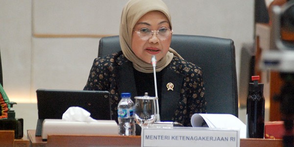 Menaker Raker Dengan Komisi IX DPR Tertutup