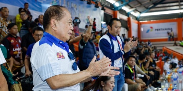 Syarief Hasan, SBY dan Ibas Nobar Tim LavAni Berlaga di Proliga 2023