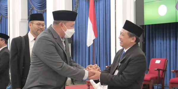 Lantik Kepala Perwakilan BPKP, Kang Emil: Semoga Jabar Jadi Provinsi Percontohan