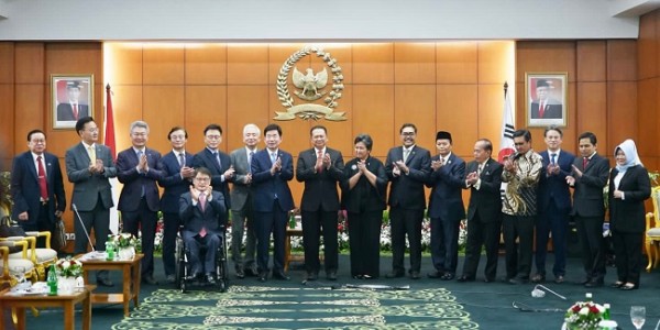 Terima Ketua Parlemen Korsel, Ketua MPR RI  Dorong Optimalisasi Perjanjian Kemitraan Ekonomi 